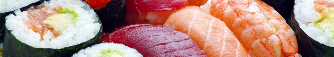 Eating Asian Fusion Chinese Japanese Sushi at Sakura Hibachi Sushi Buffet restaurant in McDonough, GA.